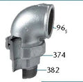Atusa Galva 098 raccord union coude joint conique MF 2 x 2