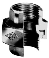 Atusa Noir 340 raccord union droit joint conique FF 2 x 2