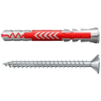Fischer cheville bi-matière DuoPower 6x50 avec vis (boîte 100pcs) - prix par pièce