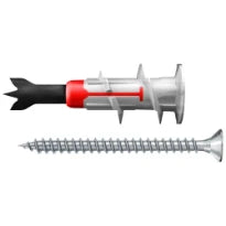 Fischer Duoblade S cheville autoforeuse pour plaques de plâtre avec vis (boîte 25pcs) - prix par pièce