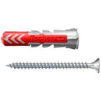 Fischer cheville bi-matière DuoPower 6x30 avec vis (boîte 50pcs) - prix par pièce