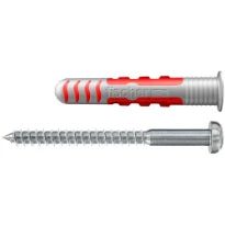 Fischer cheville DuoSeal 8 x 48 S avec vis à tête cylindrique bombée plate A2 en inox  (boîte 25pcs) - prix par pièce