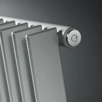 Vasco Tulipa-A TV1-A radiateur decorative verticale 1800 x 270 mm - 660W EN442 70/50/20 - connexion MM - Ral 9016 blanc signalisation