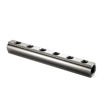 Begetube chromé collecteur sans trou de purge 4/4 - 9 x 1/2