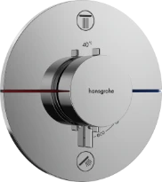 Hansgrohe Showerselect Comfort S robinet thermostatique encastré pour 2 fonctions - chromé