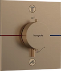 Hansgrohe Showerselect Comfort E robinet thermostatique encastré avec 2 fonctions - Brushed Bronze