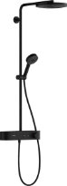 Hansgrohe Pulsify S Showerpipe 260 mm 1jet avec Showertablette Select 400 - noir mat