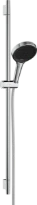 Hansgrohe Rainfinity doucheset 900 mm - douchette S Puro 130 3jet - Designflex flexible de douche 1600 mm - chromé