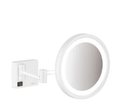 Hansgrohe AddStoris miroir de rasage avec éclairage LED - blanc mat
