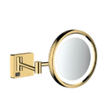 Hansgrohe AddStoris miroir de rasage avec éclairage LED - Polished Gold Optic