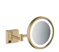 Hansgrohe AddStoris miroir de rasage avec éclairage LED - bronze brossé