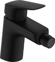 Hansgrohe Logis 70 mitigeur de bidet avec vidage - noir mat