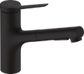 Hansgrohe Zesis M33 150 mitigeur de cuisine avec douchette extractible 2jet - noir mat
