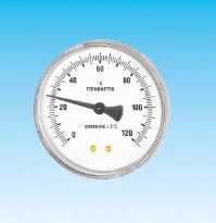 WATTS Thermomètre 100/50 A 1/2" 0/120C