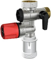 Watts SFR groupe de sécurité MF 3/4 x 3/4 - 7 bar - avec  reduction MF 3/4 x 1/2