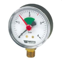 WATTS CV-Manomètre-GR-IW-63-A-3/8"-0/4B
