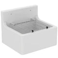 Ideal Standard Standard - Collection déversoir 455x380 mm avec grille blanc brillant