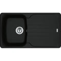 Franke Antea - évier à encastrer / 860 x 500 mm / 1 bassin / Noir Mat / Réversible
