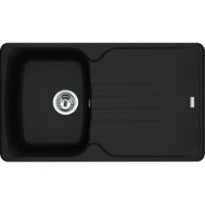 Franke Antea - évier à encastrer / 860 x 500 mm / 1 bassin / Noir Mat / Réversible