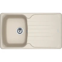 Franke Antea - évier à encastrer / 860 x 500 mm/ 1 bassin / Café Crême / réversible