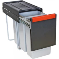 Franke Cube - Séparateur de déchets / Ouverture latérale / 300  mm/ 3 x 10 l / Manuelle