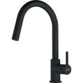 Franke Lina - Mitigeur à bec extractible / Side lever / Noir mat