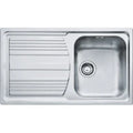 Franke Logica Line - évier à encastrer / 860 x 500 mm / 1 bassin / Lisse /