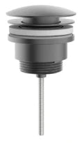 Procasa Vivo crepine universel - click-clack - non fermable - Gun Metal PVD - acier mat PVD