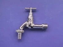 Schlosser 1730 robinet de service double 4/4 M - chromé