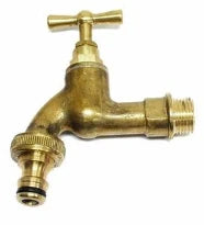 Schlosser 1730 robinet de service double 3/4 M - laiton - laiton