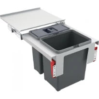 Franke Sorter Garbo - Séparateur de déchets / Ouverture frontale / 450  mm/ 1 x 18 l + 1 x 12 l