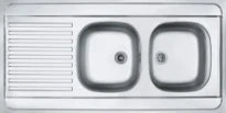 Franke Standaard - Evier à poser 1200 x 600 mm - 2 bassins - Réversible