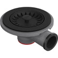 Franke Acces Vidage manuel 1 cuve noir mat