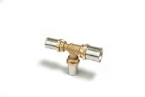 Giacomini RM151 raccord à sertir té reduit 63 x 40 x 63 mm