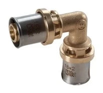 Giacomini RM122 raccord à sertir coude 90° FF 26 x 26 mm