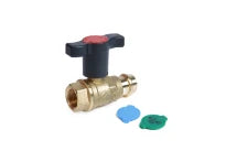 Giacomini  R854VT Vanne sphère Integral Cu/Inox/Acier Fxras 5/4 "F X TR35