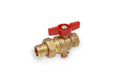 Giacomini  R859T Vanne A sphère.3/4 X 1 Gl X Sonda M.Rouge 3/4" X 4/4