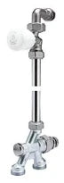 Giacomini ensemble 3 voies thermostatisable 100% raccordement sol 50 mm avec vanne radiateur droit avec coude 1/2 x 18AA