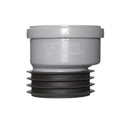 Airfit steekmof excentrisch (PP) DN 125x125 grijs