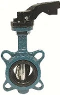 ROBINET A PAPILLON SFERACO 1123 WAFER DN65 fonte malleable pn16 clapet inox ss316 - body gg25 - manchet epdm