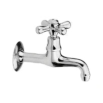 ROBINET DE SERVICE SIMPLE COTTAGE NUOVA BRENTA chromé model mural bec 11,5cm