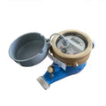 Aquatel MJ-LFC compteur d'eau multi-jets eau froide avec émetteur d'impulsions (avec raccords et joints) 6/4 x 5/4 - 10 m³/h - 260 mm