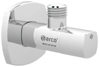 Arco A-80 Lipstick robinet d'arrêt à bille MM 1/2 x 3/8 - Chromé - anti-calcaire