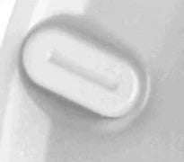Procasa WSS Brio / Maki tampon d'abattant (set 6p) - blanc - prix par set
