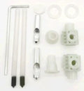 Procasa WSS Brio / Maki set de fixation toilet suspendue - blanc - prix par set