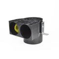 Begetube (78390382) Profi-Air connexion pour bouche de ventilation modèle coudé DN125 - 2 x 90 mm - modèle court