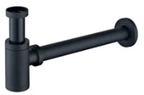 Procasa Flowline siphon à tasse design 5/4 x 32 mm - noir mat