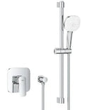 Grohe Cubeo inbouw mitigeur de douche avec douchegarnituur avec fixfit - chromé
