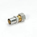 Begetube B-Press laiton raccord 2-pièces avec écrou libre et joint plat FF 26 x 3/4 F