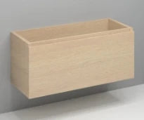 Procasa Kivu sous-meuble avec 1 tiroir sans poignées 1200 x 475 x 520 mm - smoked oak